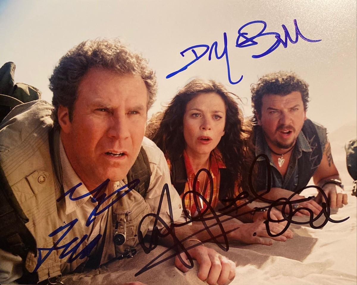 Land of the Lost Will Ferrel, Anna Friel, and Danny McBride signed
