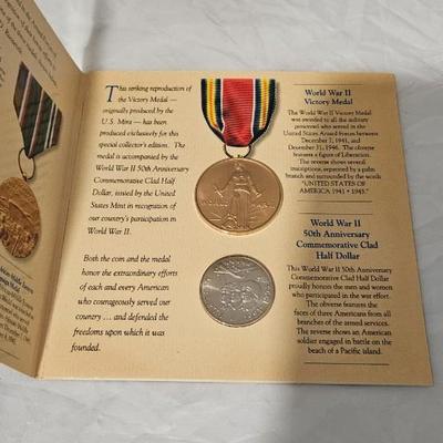 World War 2 50th anniversary coin set