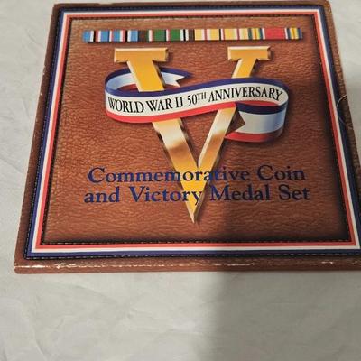 World War 2 50th anniversary coin set