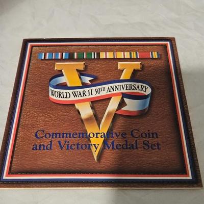 World War 2 50th anniversary coin set