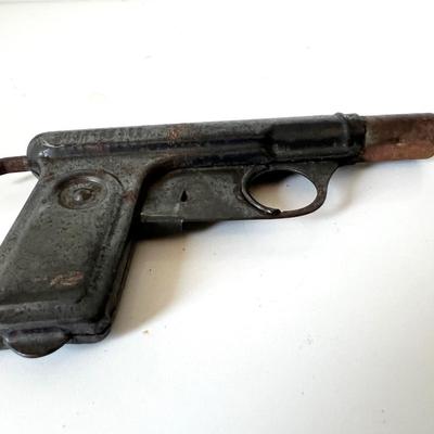 Early Vintage 1928 Daisy No.71 Metal Water Pistol Squirt Gun Toy