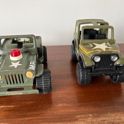 Vintage Military Vehicle Toys