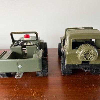 Vintage Military Vehicle Toys