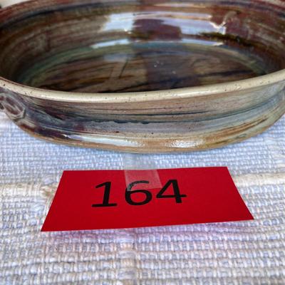 Studio Art Ceramics oval bowl