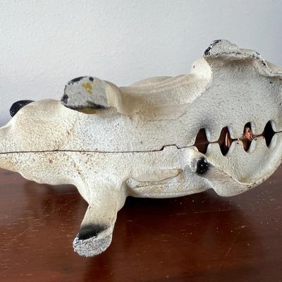 VINTAGE CAST IRON  PIGGY BANK **BONUS**