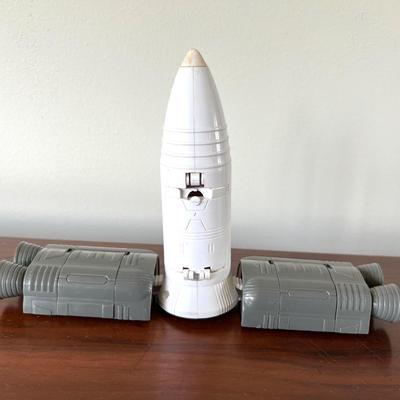 Vintage 1989 Transformers G1 Micromaster Countdown Booster Rocket Hasbro Takara