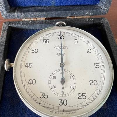 Vintage Swiss-Made Jaquet Stop Watch *Read Details