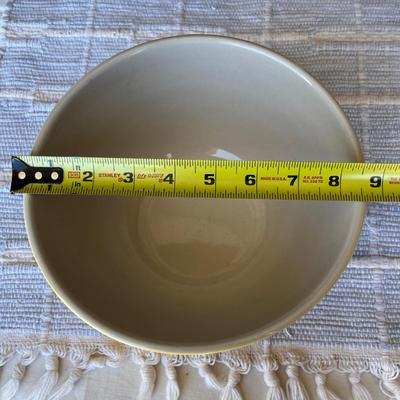 Gibson style yellow ware bowl