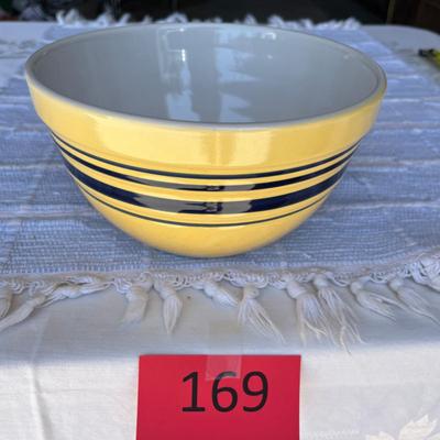 Gibson style yellow ware bowl