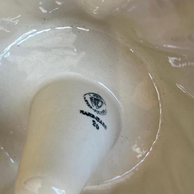 Polish Blue & White Pottery Jello / Bundt Pan mould