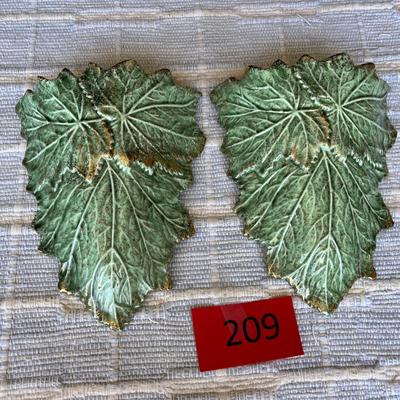California Originals MCM Grape Leaf Wall Pockets