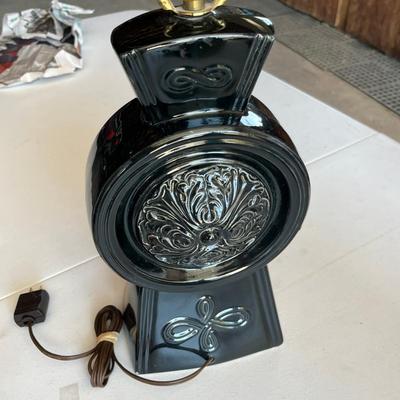 Black & Gold MCM Lamp