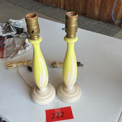 Pair of Aladdin Alacite Boudoir lamps