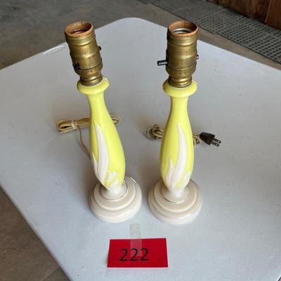 Pair of Aladdin Alacite Boudoir lamps