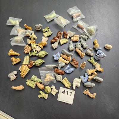 Total of 70 Wade Rose Tea Figurines