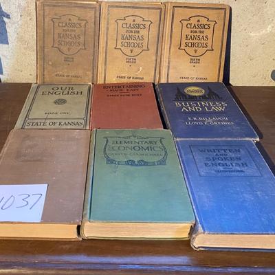 Vintage Kansas School Books