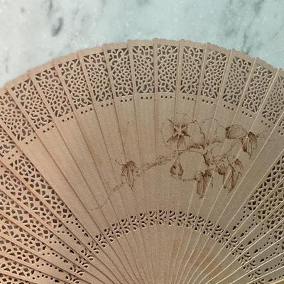 Vintage Wooden Hand Fan