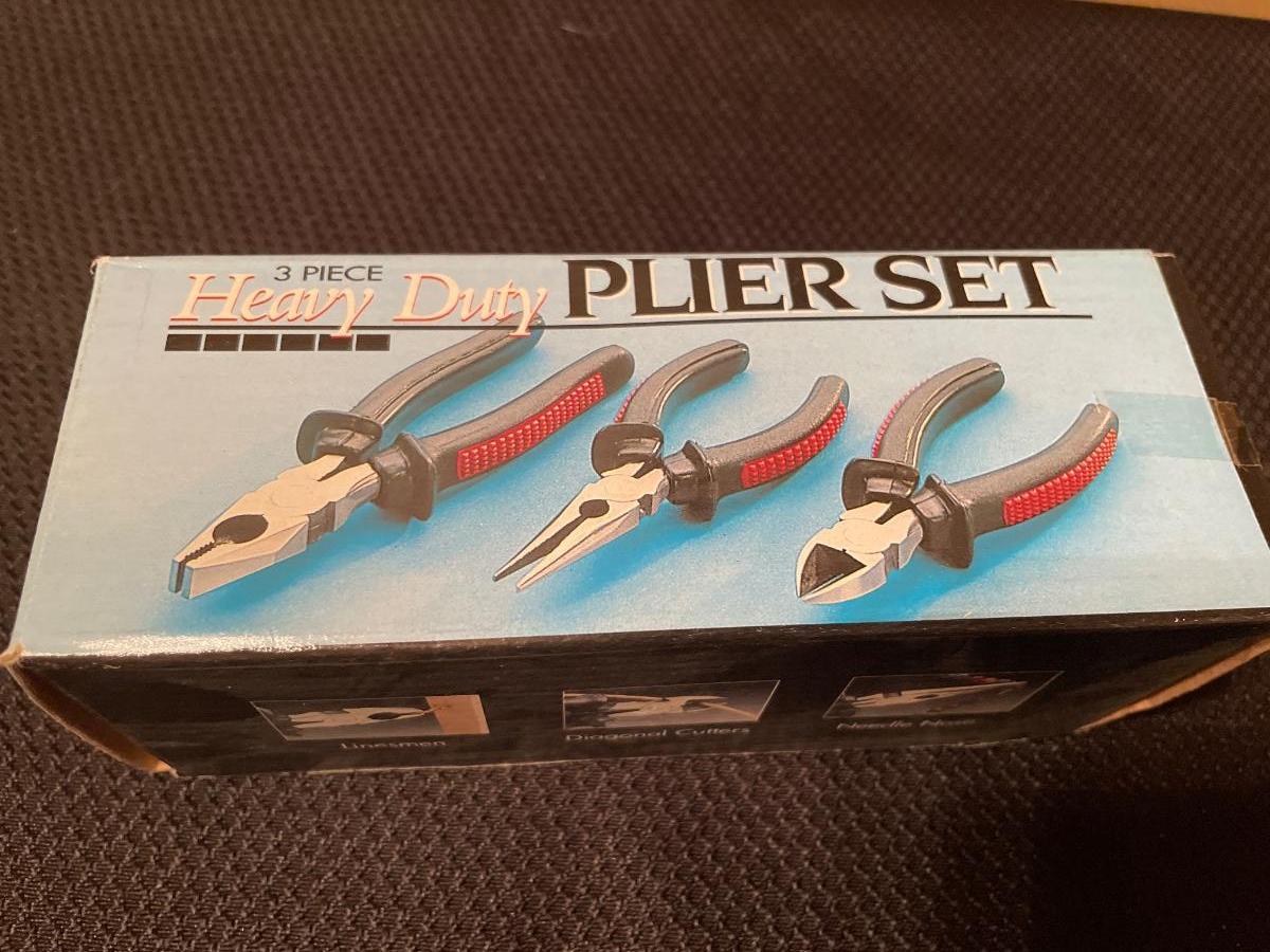 3 piece Heavy Duty Plier Set