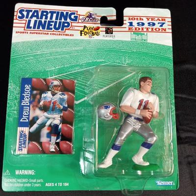 DREW BLEDSOE STARTING LINEUP 1997 10TH YEAR EDITION