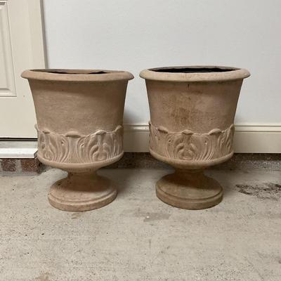 Pair of Composite Pots