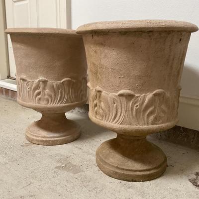 Pair of Composite Pots