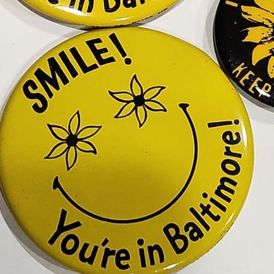 Lot of Pinbacks Pin Maryland Kentucky Baltimore Batman & Robin Political