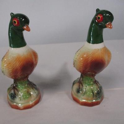 Pair Of Decorative Pheasants