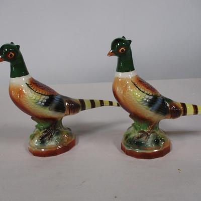 Pair Of Decorative Pheasants