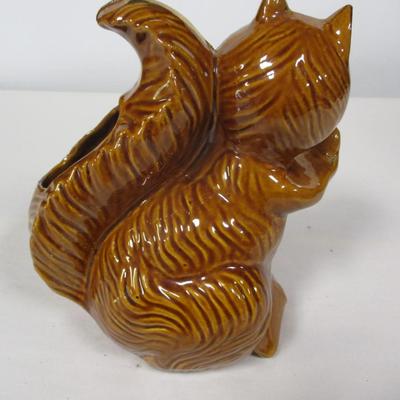 Ceramic Squirrel Planter