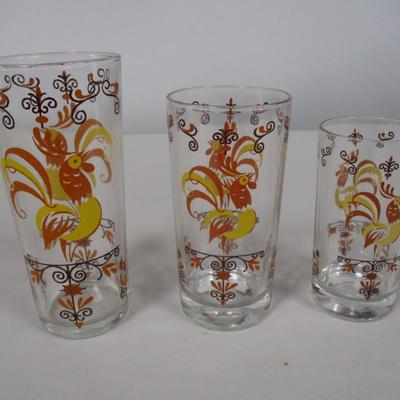 Rooster Weather Vane Glasses