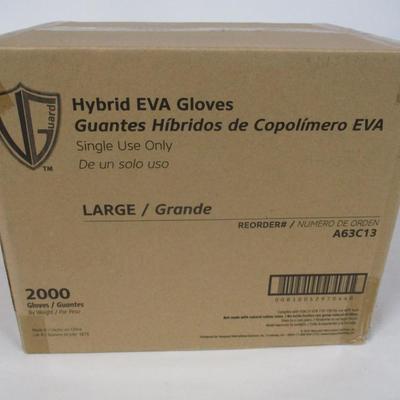 Size Large 2000 EVA Gloves Choice 1