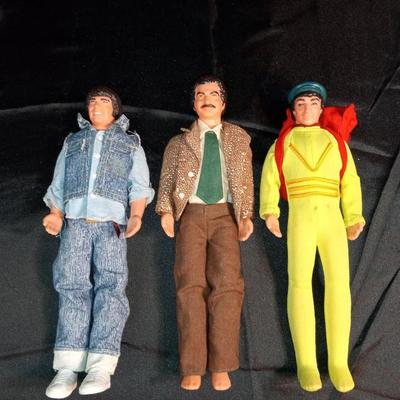 WELCOME BACK KOTTER SITCOM FIGURES (MR KOTTER AND 2 SWEATHOGS)
