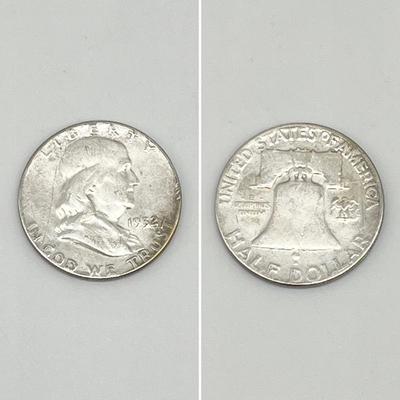 (1) Franklin 1952 & (4) Kennedy 1964 ~ Half Dollars ~ 90% Silver