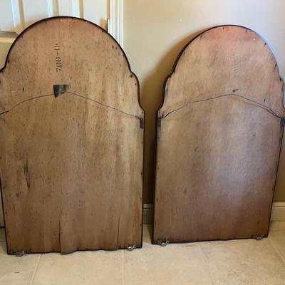 PAIR Ethan Allen (?) Georgian Court Cherry Wall Mirror