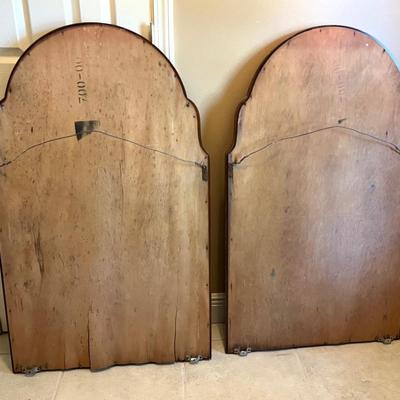 PAIR Ethan Allen (?) Georgian Court Cherry Wall Mirror