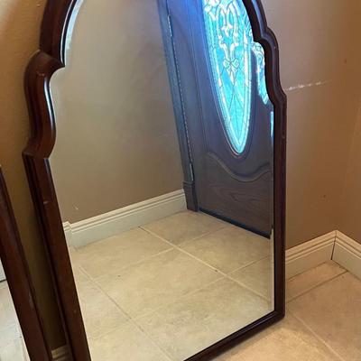 PAIR Ethan Allen (?) Georgian Court Cherry Wall Mirror