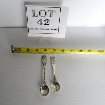 Vintage Sweeden and Holland Small Coffee Spoons