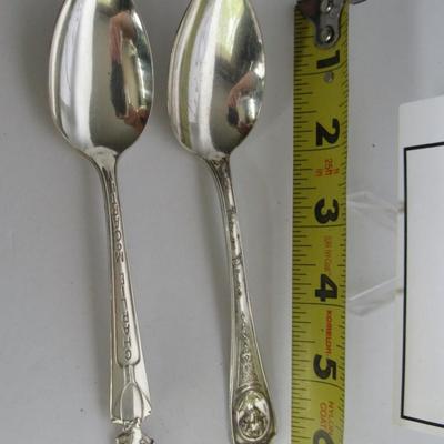 Vintage Silverplate Spoons: Marian Davies and Charlie McCarthy
