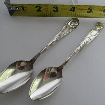 Vintage Silverplate Spoons: Marian Davies and Charlie McCarthy