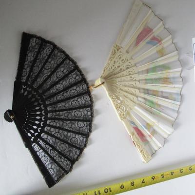 LOT 52:  2 Vintage Chinese Fans