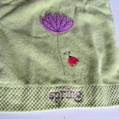 2 Nice Small Spring Hand Towels