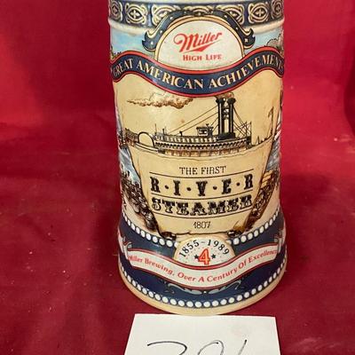 Miller River Steamer Stein