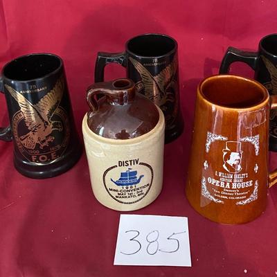 Jug and Steins