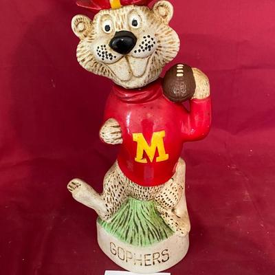 Vintage McCormick Gophers Decanter