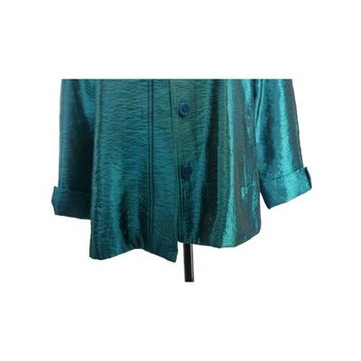 Teal Chico's Coat