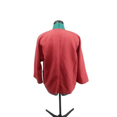 Red Chico's Square Buttoned Coat M