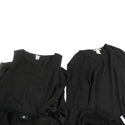 4 pcs Black Tops M
