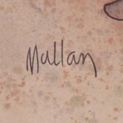 Vintage Native American Figure Print by Mullan