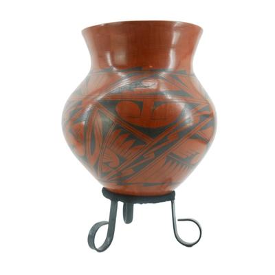 Large Handmade Hopi Redware Pot