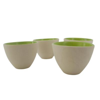 Lime Green Sapota China Tea Cups